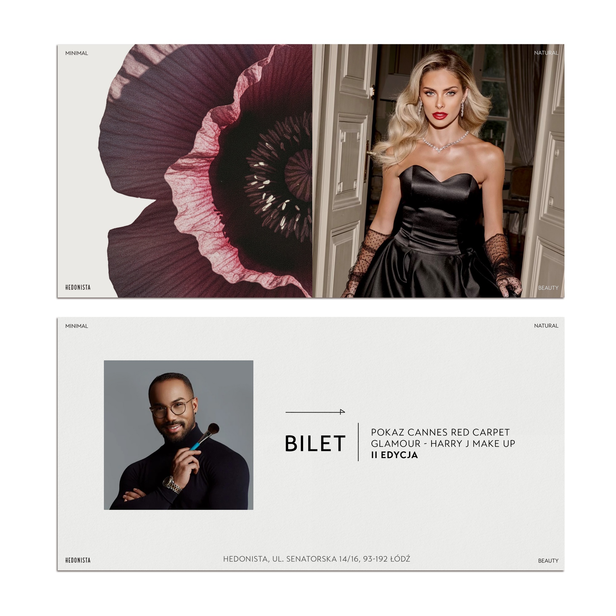 POKAZ HARRY J MAKE UP - CANNES RED CARPET GLAMOUR II EDYCJA