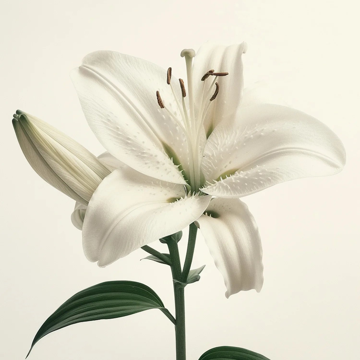 Biała lilia w naturalnym świetle – inspiracja czystością i lekkością białego pudru Hedonista