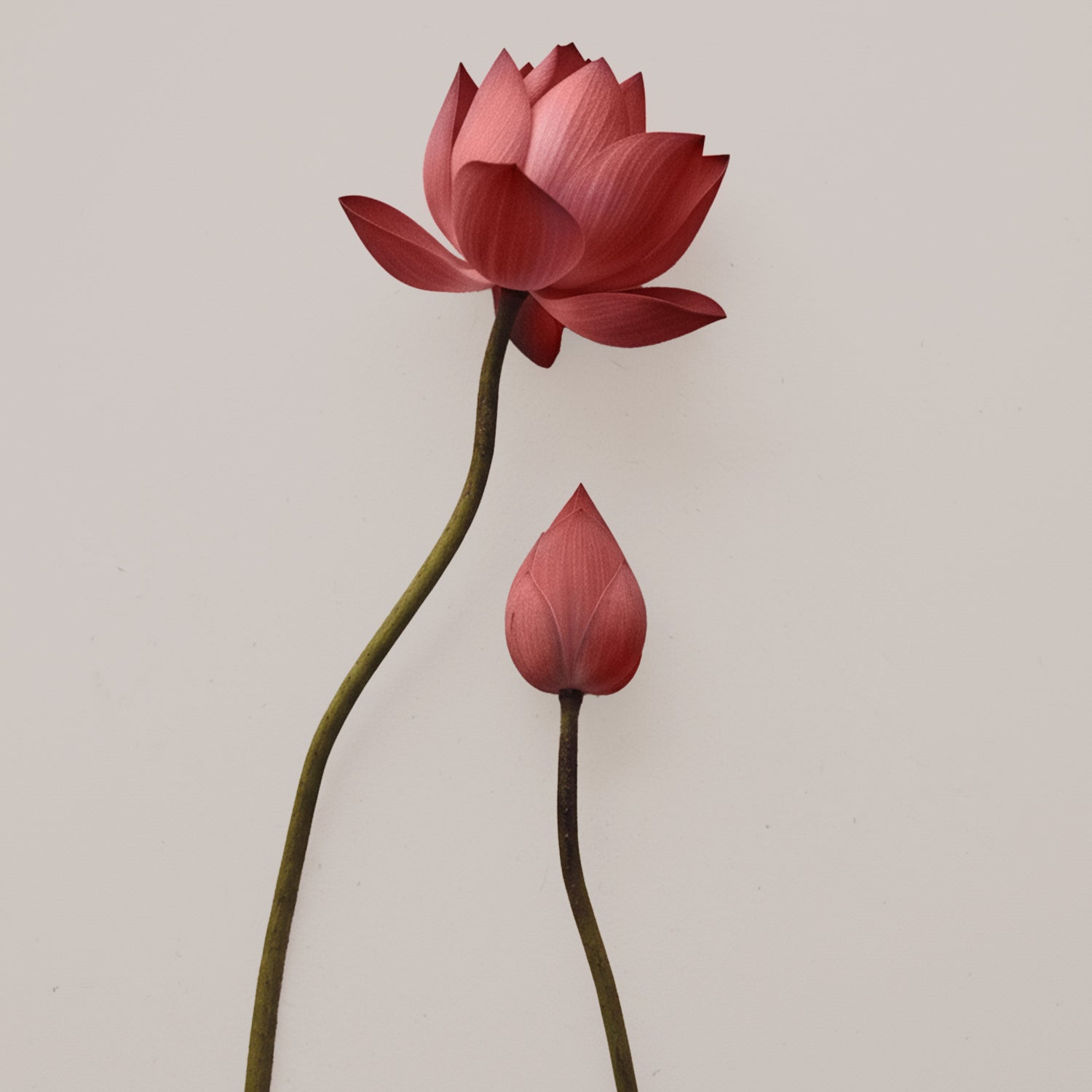 Pudrowo-różowy kwiat w eleganckim, zgaszonym odcieniu – inspiracja kolorem matowej pomadki Hedonista Dama