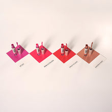 Matowe pomadki do ust Hedonista w eleganckich opakowaniach z aplikatorem – prezentacja różnych odcieni