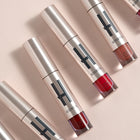 Matowe pomadki Hedonista w eleganckich, minimalistycznych opakowaniach z widocznym kolorem szminki