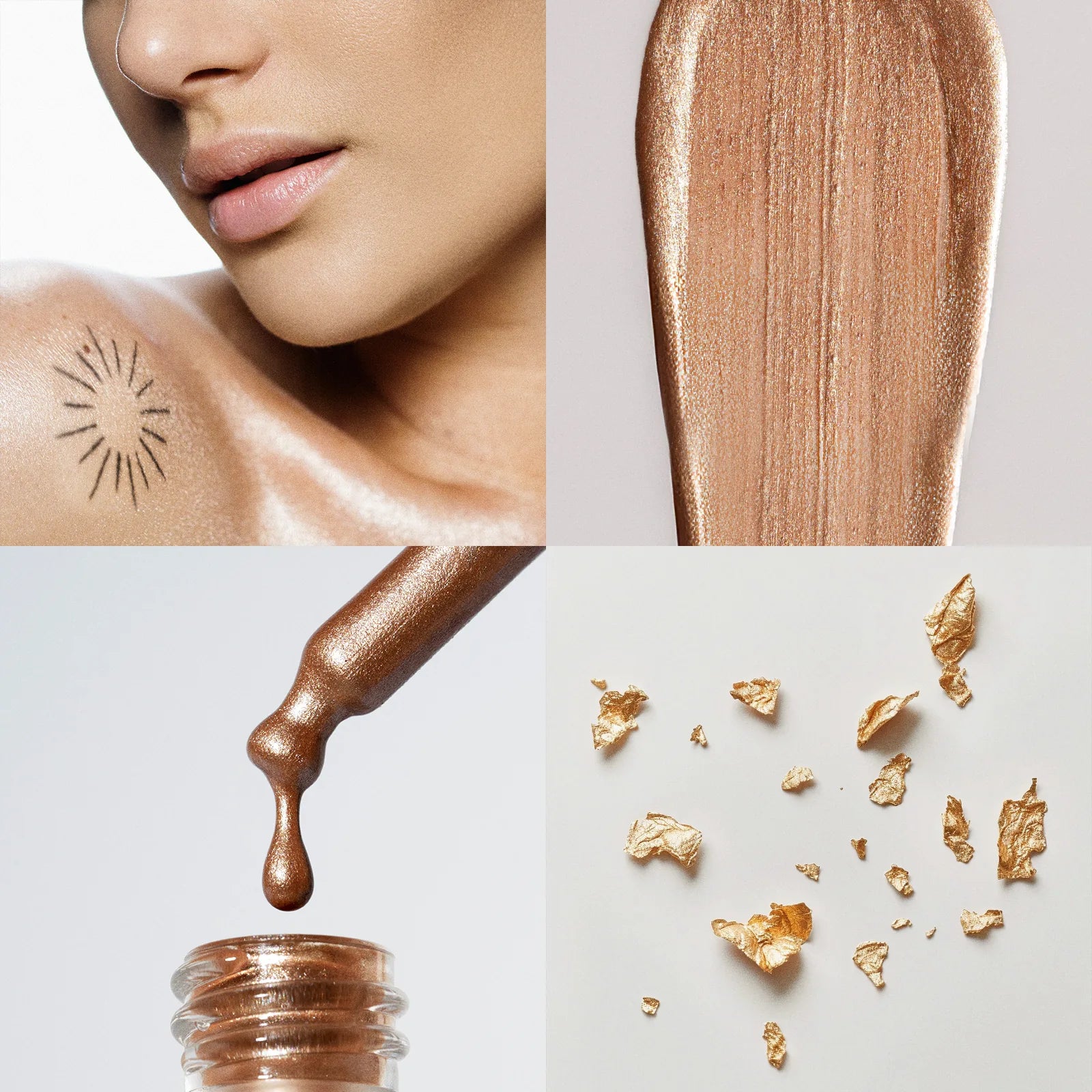 Rozświetlacz do twarzy Hedonista – złoty efekt glow i promienna skóra